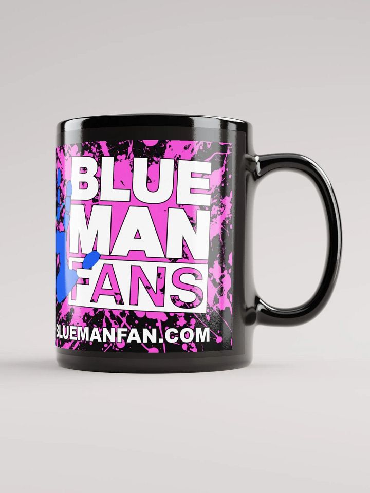 Blue Man Fans Paint Splash Coffee Mug product image (1)
