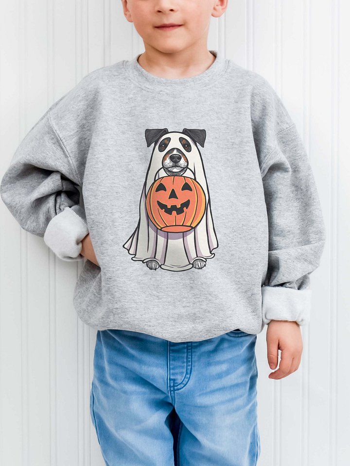 Halloween Jack Russell Terrier(Tricolor) Youth Sweatshirt product image (1)
