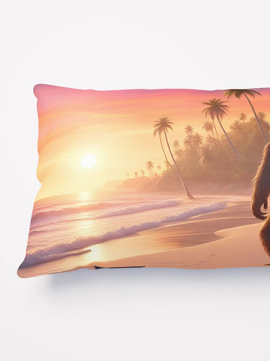 Pillow of Bigfoot on the beach product image (8)