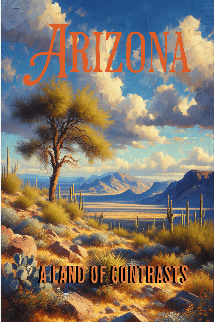 Arizona: A Land of Contrasts Poster product image (1)
