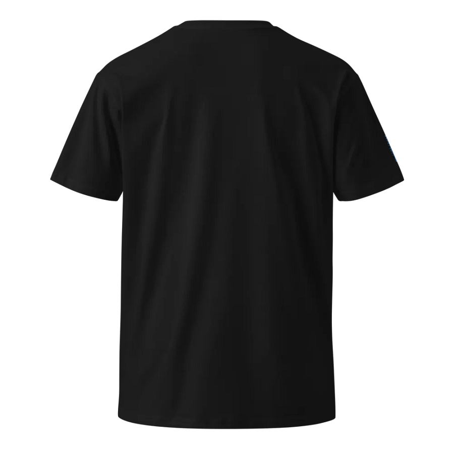 Hiragana! Nezuyaki Embroidered Premium T-Shirt (Blue) product image (3)