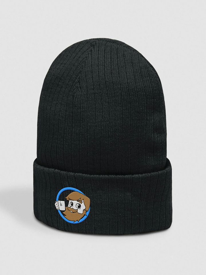 MrB Embroided Ribbed Knit Beanie product image (2)
