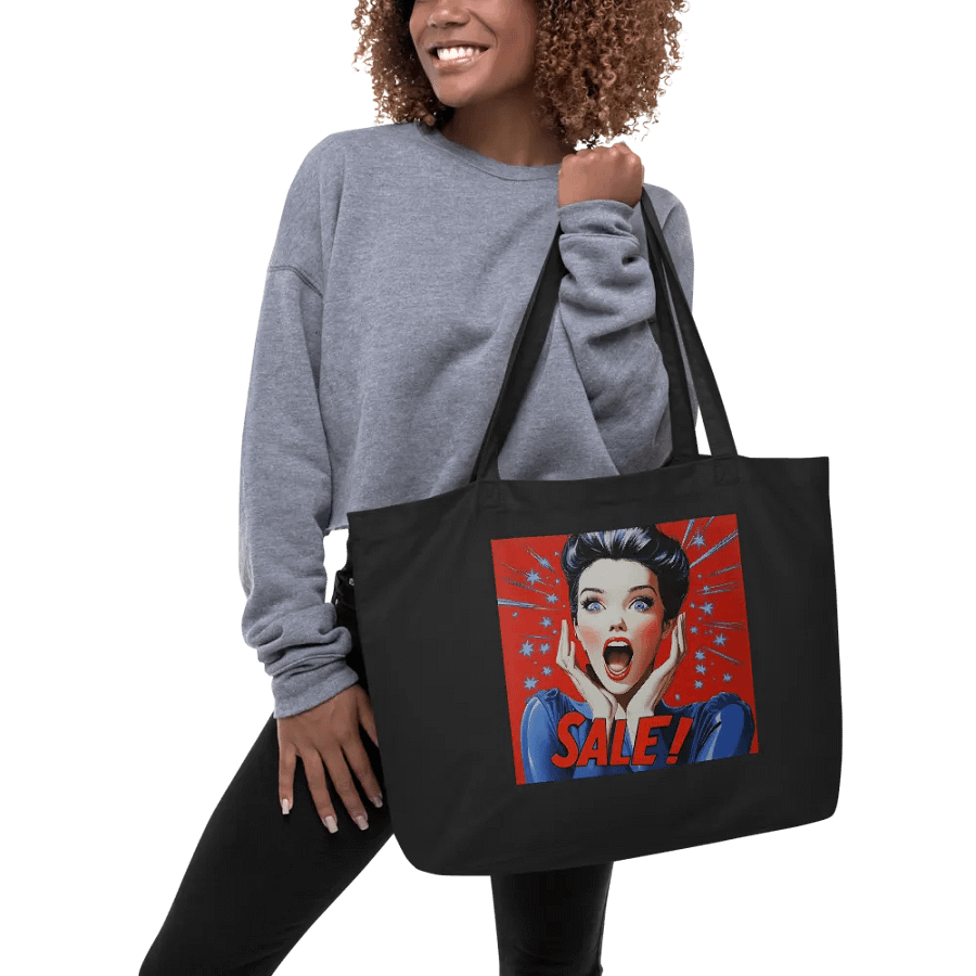 Pop Art 'SALE!' Shopper Tote Bag product image (5)