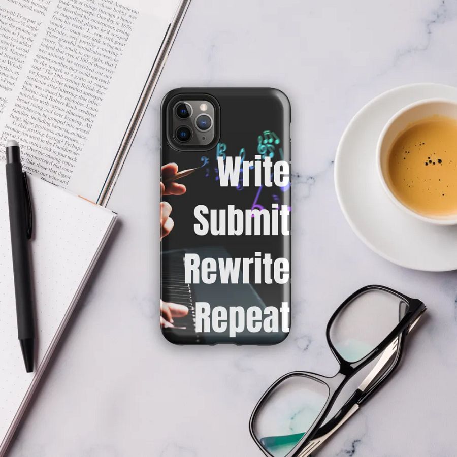 'Write Submit Rewrite Repeat' Inspirational iPhone Tough Case product image (6)