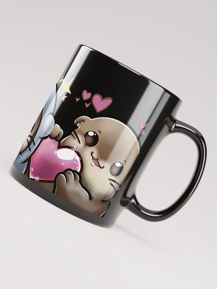 Black Glossy Mug - Otter product image (3)