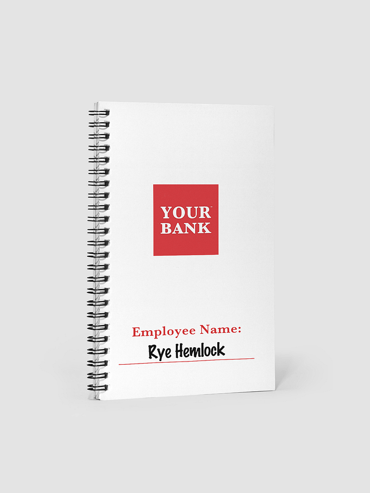 Your Bank Employee Notebook product image (1)