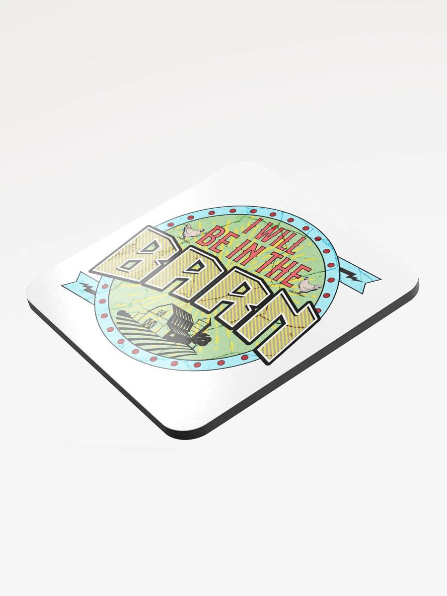 I Will Be In The Barn Rustic Farmhouse Cork Coaster product image (2)