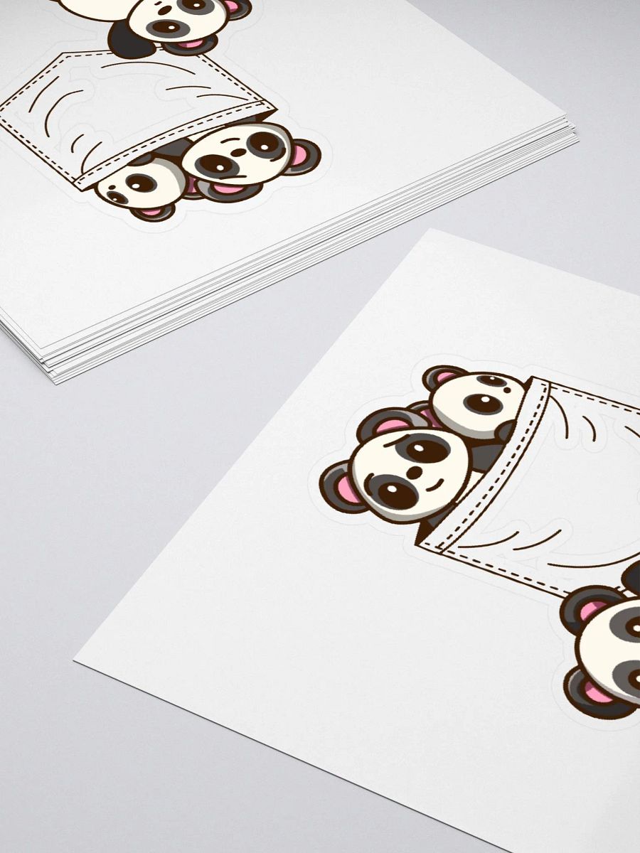 Pocket Of Pandas Sticker product image (12)