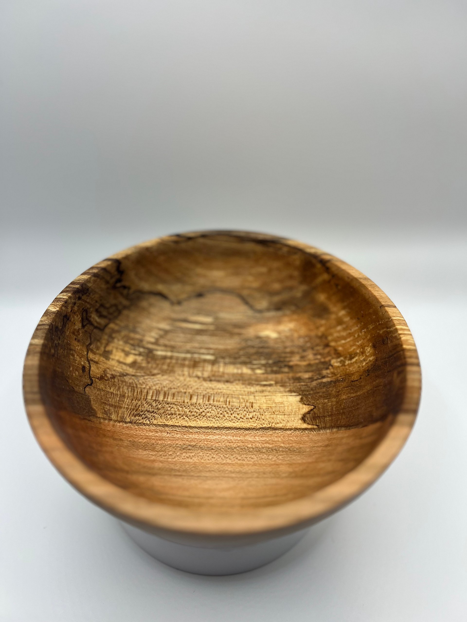 Spalted Maple Wooden Bowl 6.25” – Hand-Turned from Reclaimed Storm-Fallen Wood product image (6)