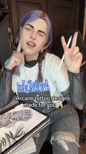 Arcane flash designs made for you 🫶

#arcane #leagueoflegends #tattoodesigns