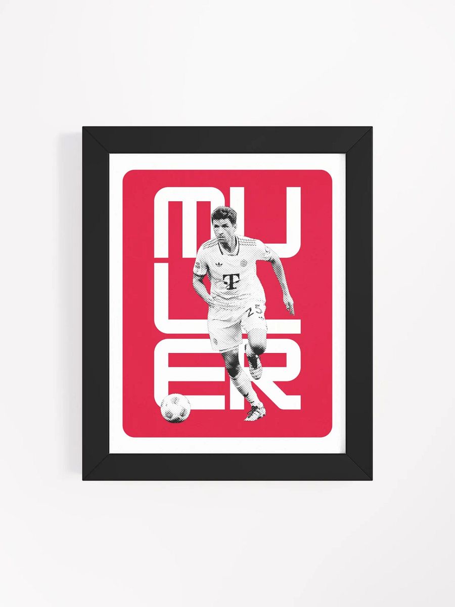 Thomas Müller BW Bayern Munich Name Art Framed Print product image (4)