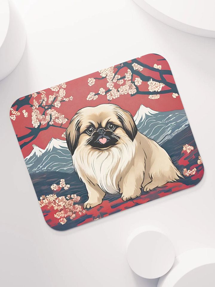 Pekingese Japanese Art Mouse Pad product image (2)