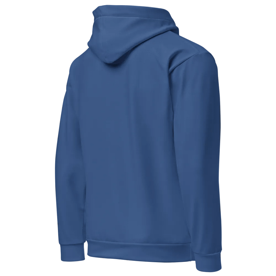 Blue Hoodie With Blue Flowers product image (5)