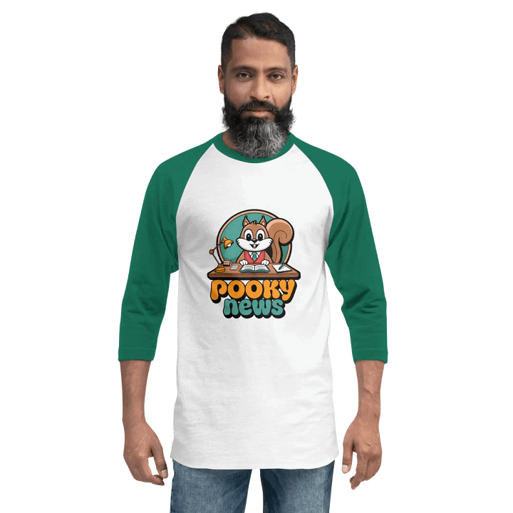 Pooky's Newsroom Raglan Tee product image (2)