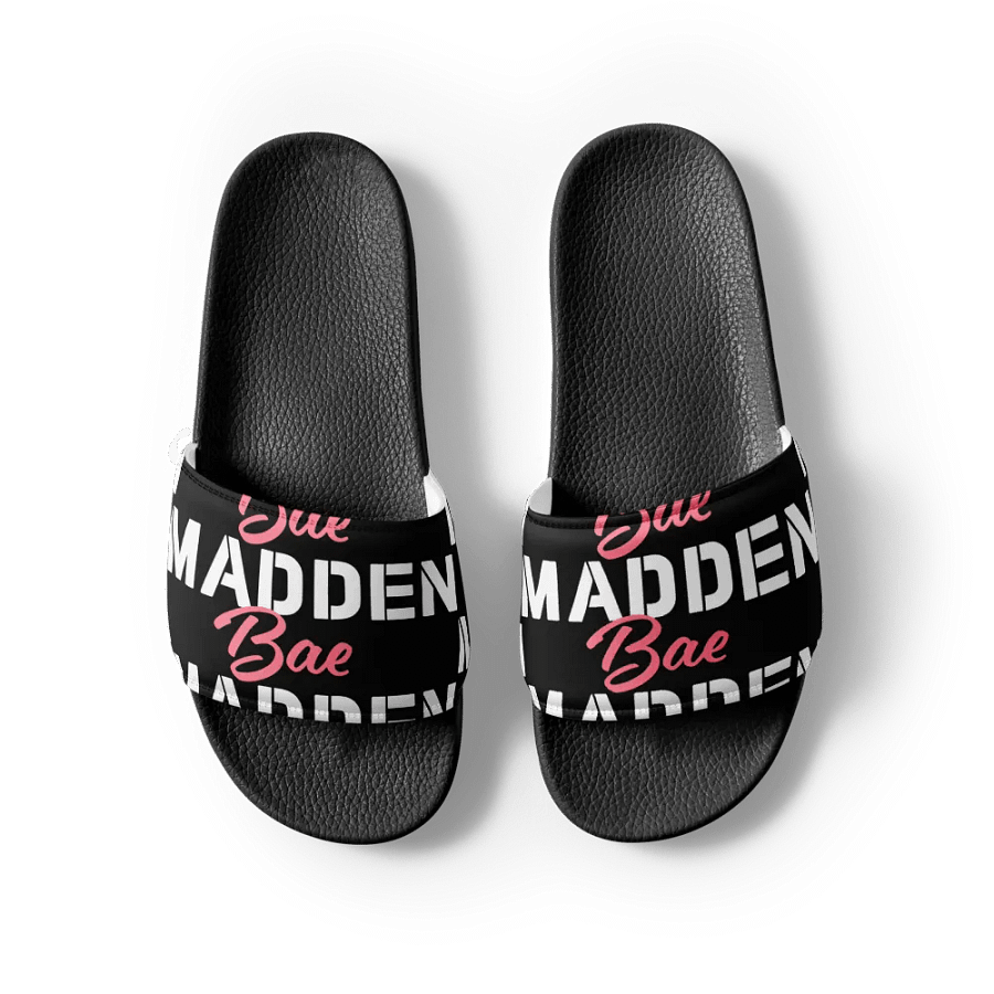 MaddenBae Womens Signature Slides Black product image (6)