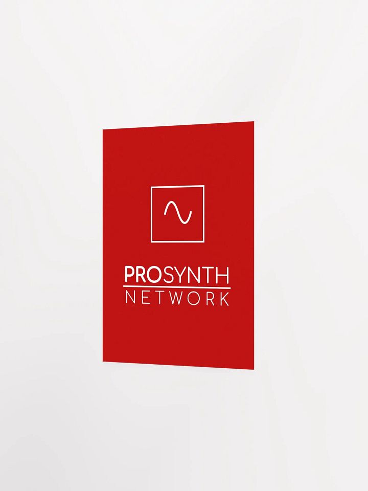 Pro Synth Network Poster (Red) product image (17)