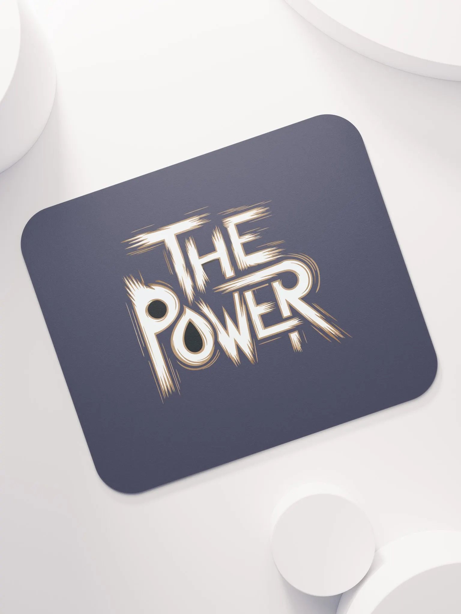 The Power Navy color Classic Mouse Pad product image (7)