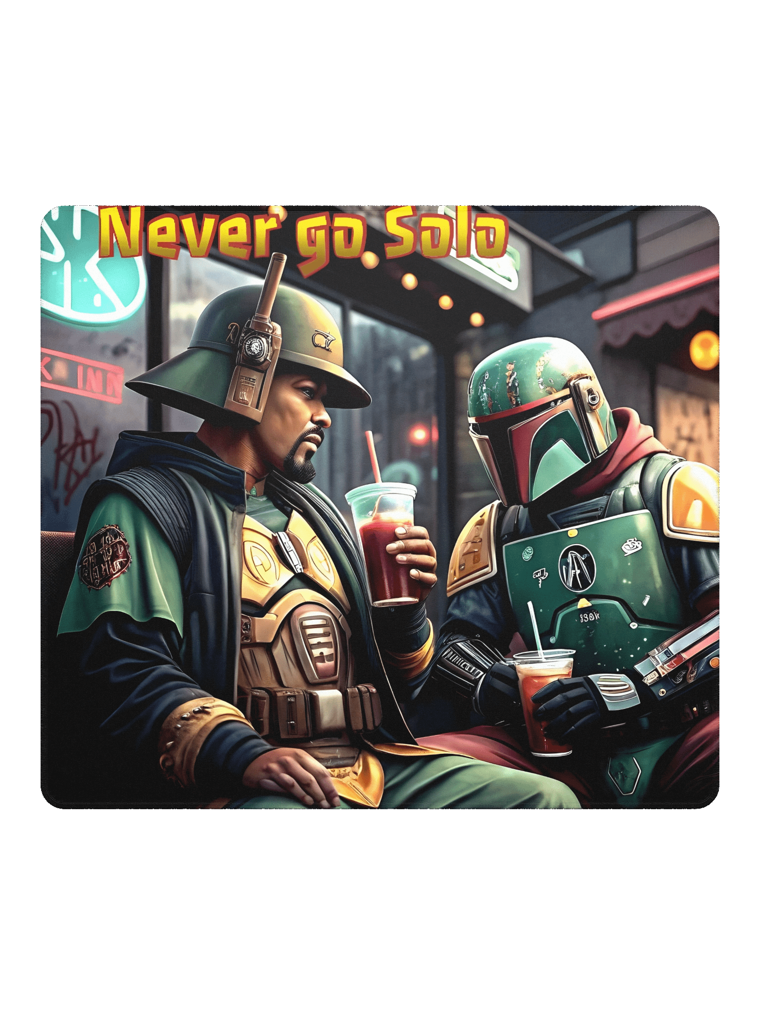 Never Go Solo Mouse Pad product image (4)