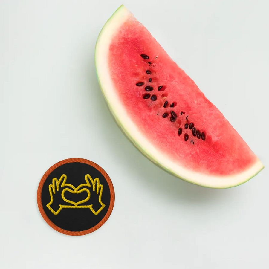 Love Gesture Embroidered Patch product image (5)