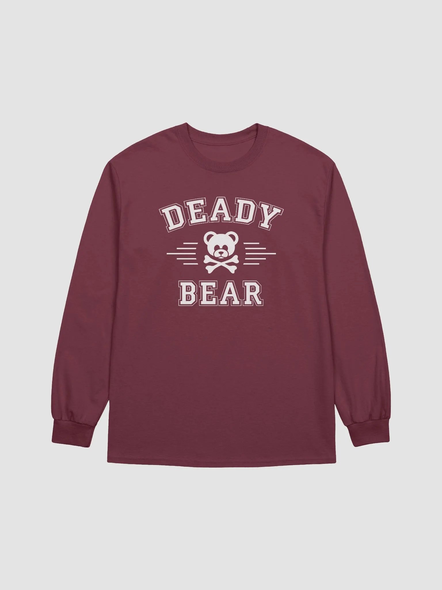 Deady Bear Varsity Long Sleeve Shirt product image (1)