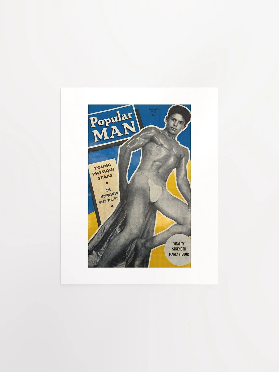 POPULAR MAN Magazine Cover (January 1959) - Print product image (1)