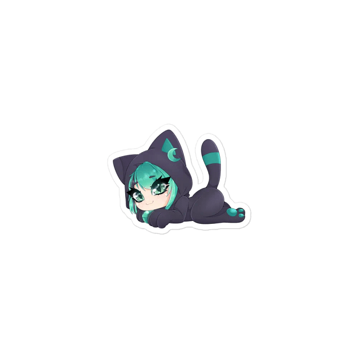 Sleepy Eepy Kitty Mintzey Vinyl Magnet product image (1)