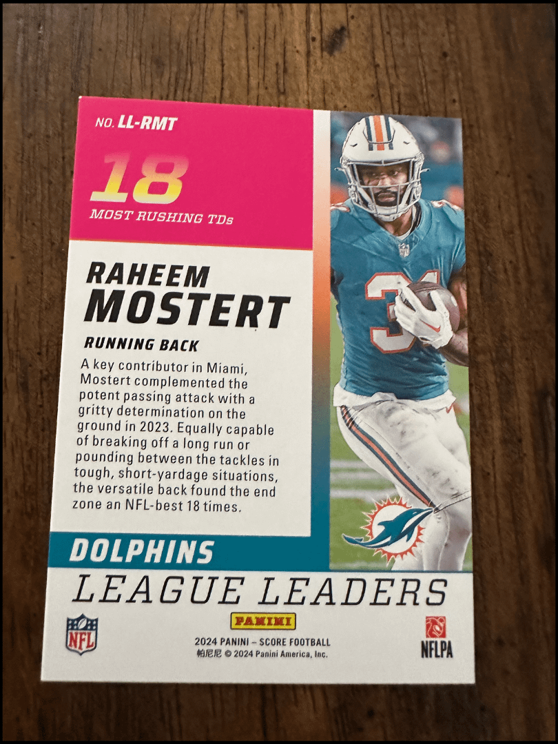 Raheem Mostert League Leader In Touchdowns product image (2)