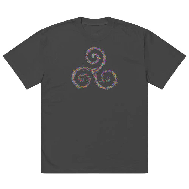 Psychedelic Spirals Oversized Tee product image (2)