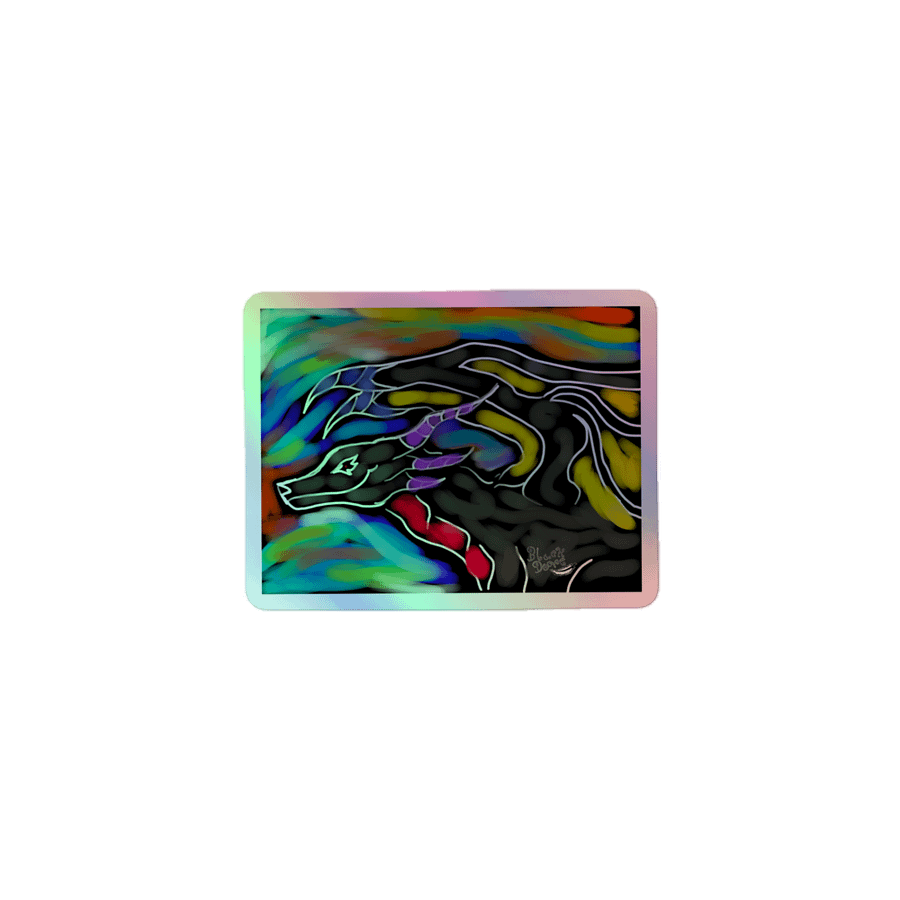 Colorful Dragon (Holo-Stickers) product image (1)