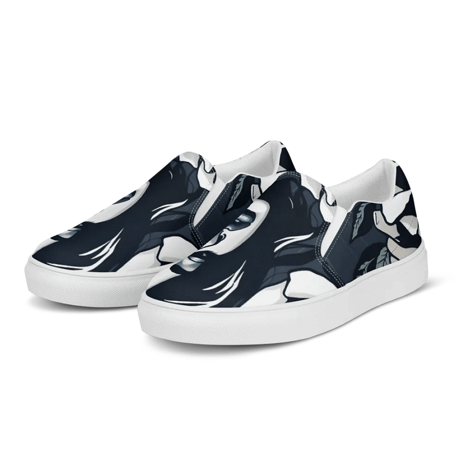 ethereal roses, men't canvas Slip-On shoes product image (3)