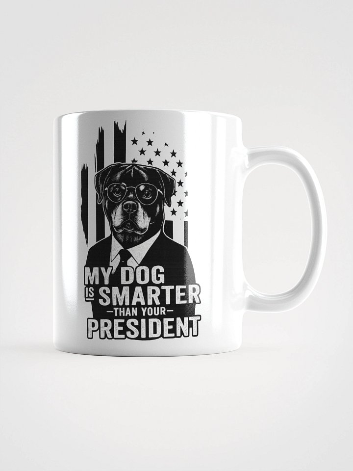 Smart Rottweiler White Glossy Mug product image (1)