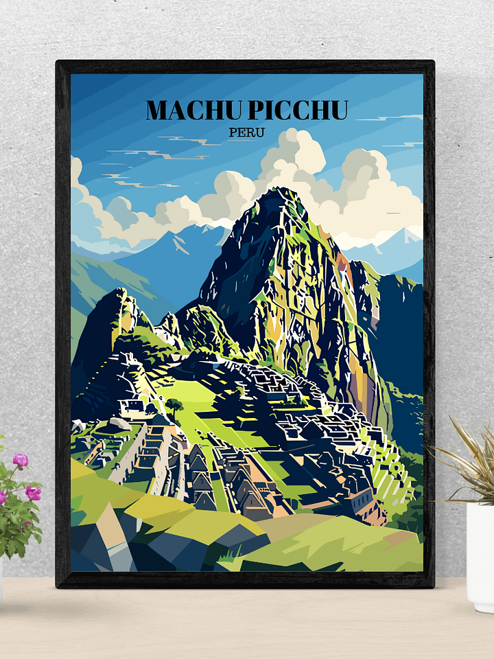 Machu Picchu Travel Print Wall Art product image (1)