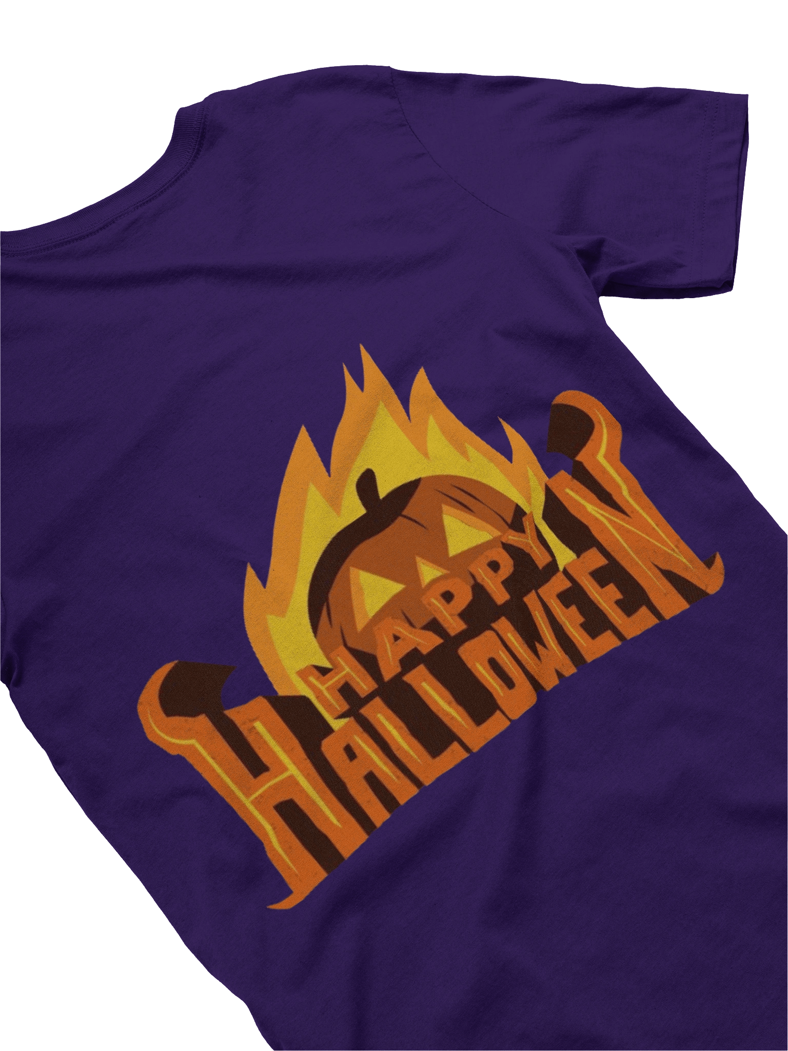 🎃 Happy Halloween Pumpkin Fire Glow Tee – Spooky & Fun Design for Halloween Night! product image (37)