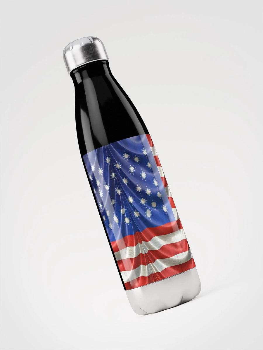 American Flag Draped Stainless Steel Waterbottle product image (3)