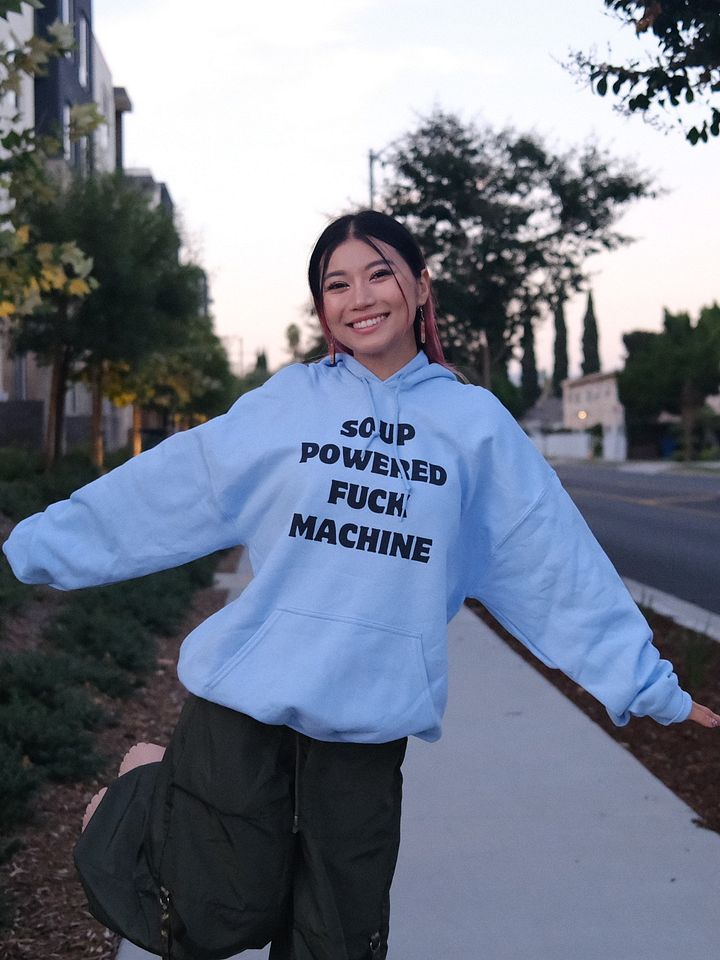 soup powered fuck machine hoodie product image (1)
