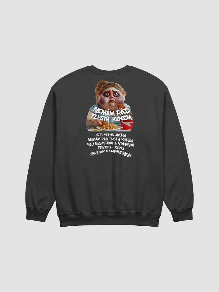 Nemám Rád Crewneck black product image (2)