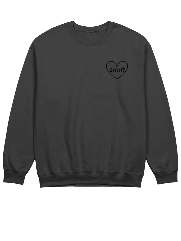 SMUT-HEART - Crewneck (BLK) Unisex product image (2)