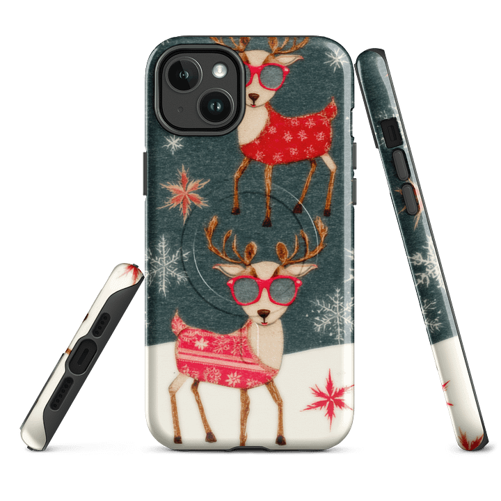 Festive Reindeer MagSafe® Tough Case product image (3)