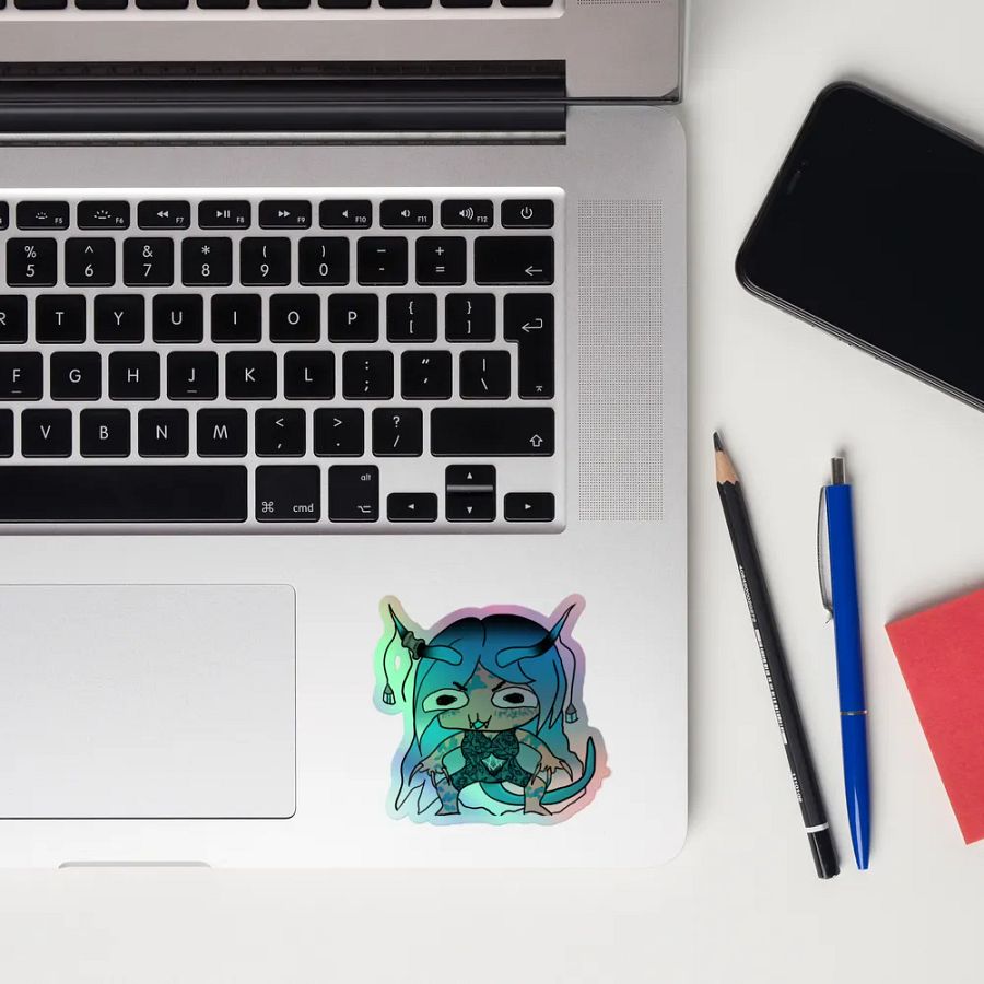 gremlin Dragon choasHOLOGRAPHIC STICKER product image (10)