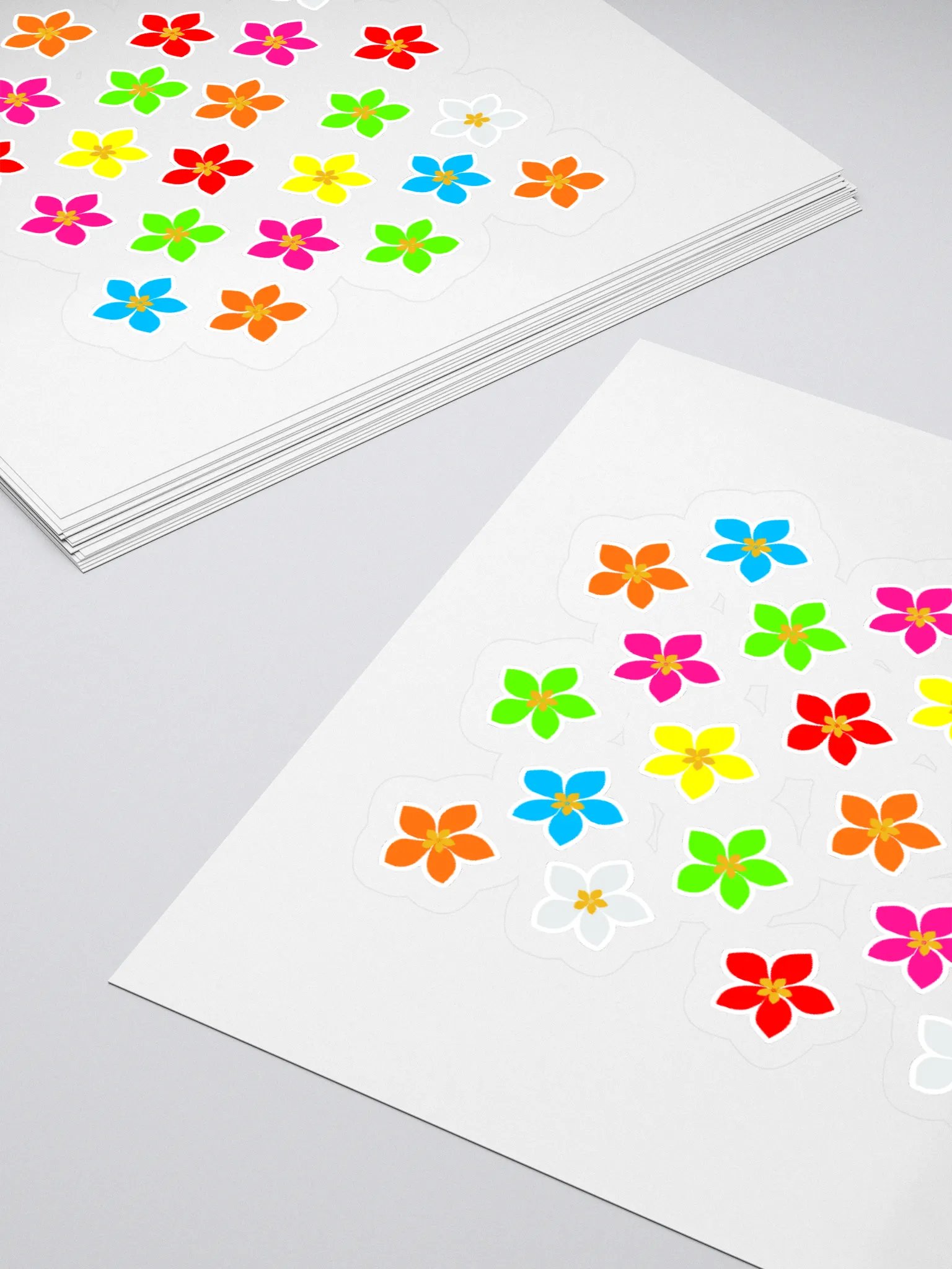 Colorful Flower Petals Sticker product image (4)