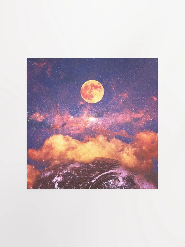 Lunar Harmony: The Moon and Earth product image (1)