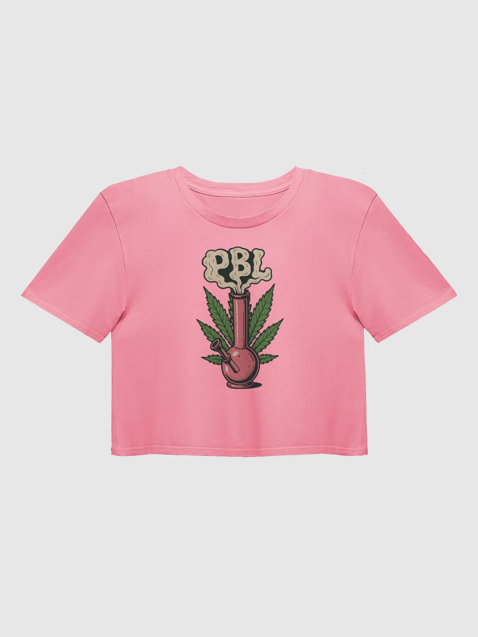 Pink Bong Ladies Cropped T-Shirt product image (6)