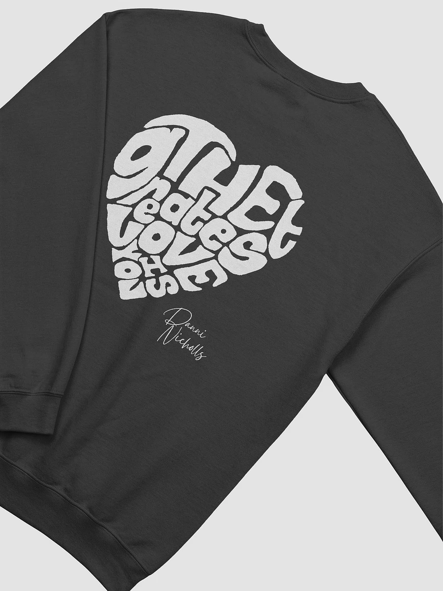 Lyric Heart Sweatshirt (design on back) product image (3)