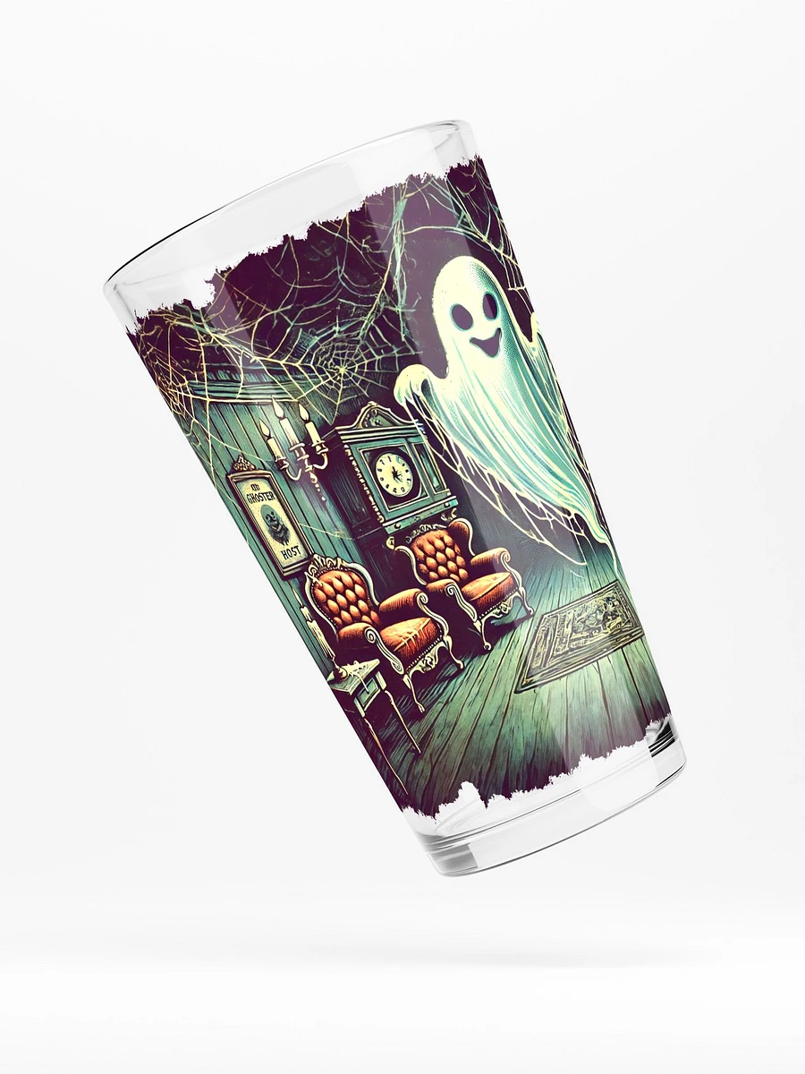 Ghost in a Haunted House 16 oz Glass product image (4)