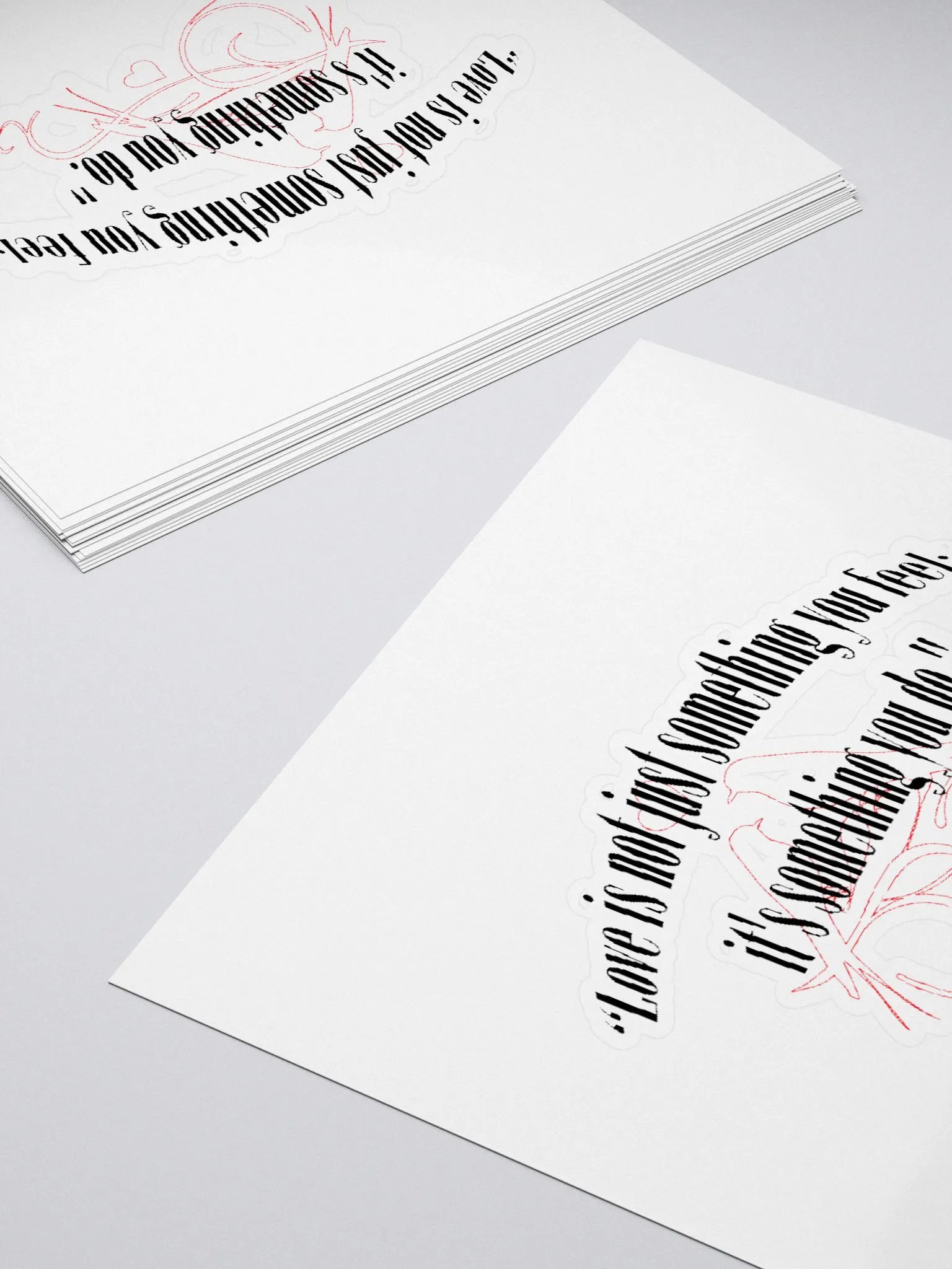 LOVE IS NOT JUST SOMETHING YOU FEEL; IT'S SOMETHING YOU DO. product image (4)