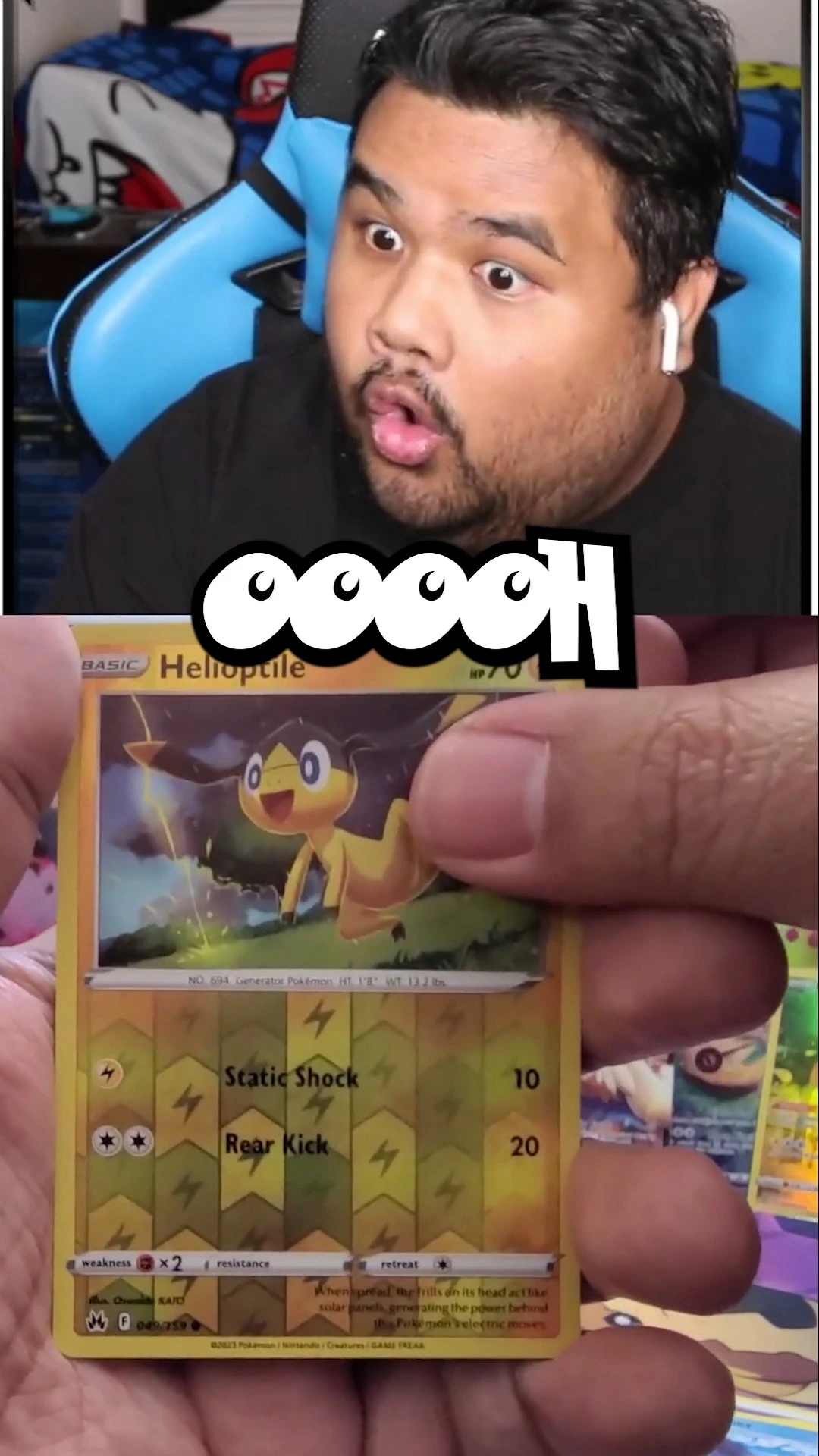 During my first big Pokemon Card Opening Stream of Crown Zenith, I opened up one of the Regi collection boxes aaaaand it wasn...