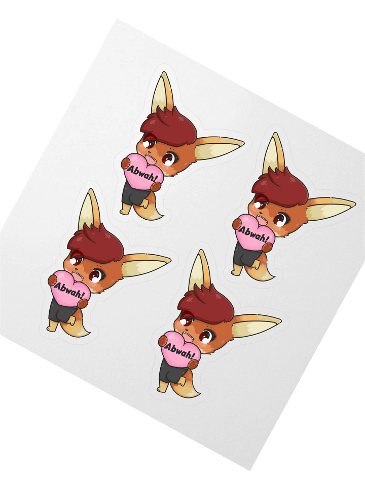 Abwah! Kiss Cut Sticker Set product image (2)