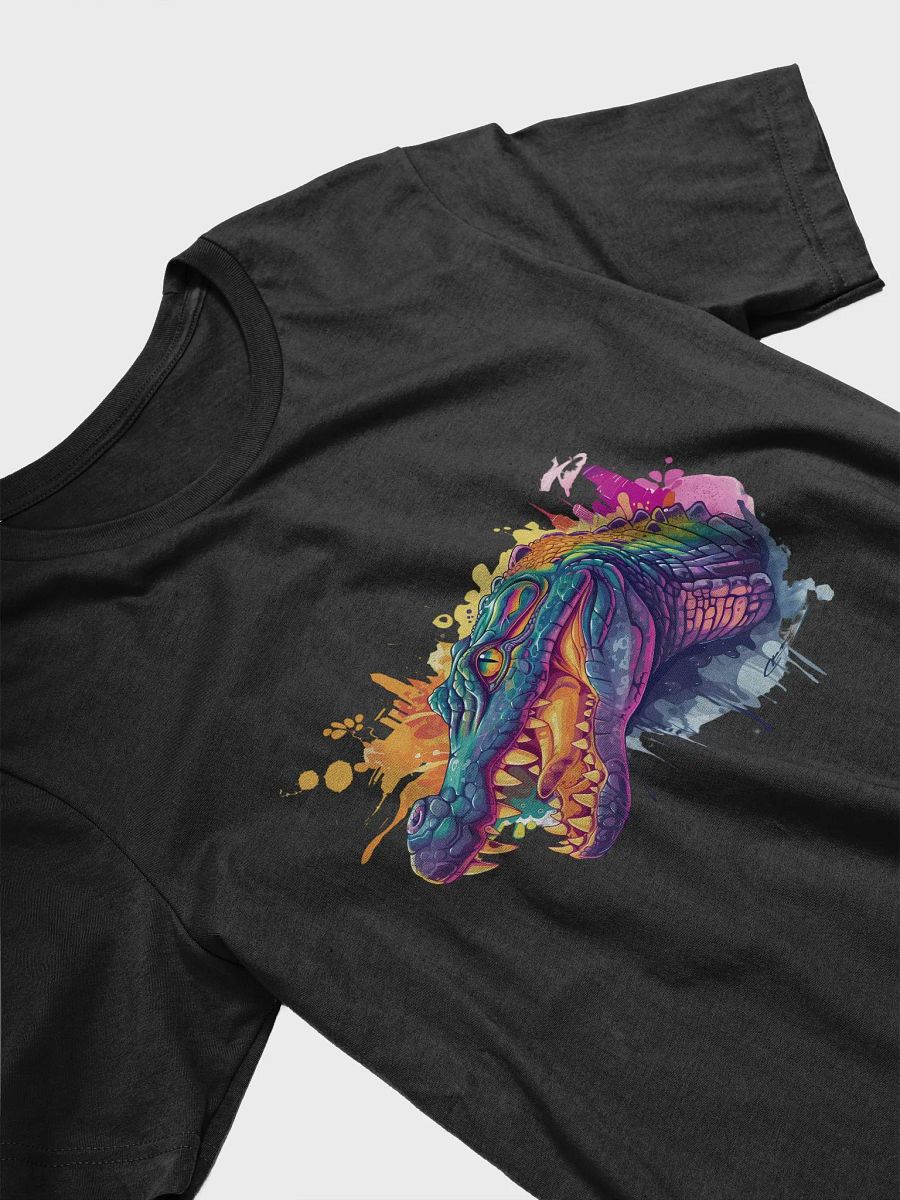 Vibrant Crocodile Graffiti T-Shirt product image (31)