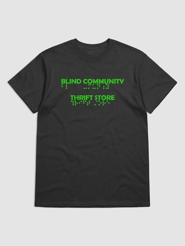 T Shirt Green Braille Logo product image (1)
