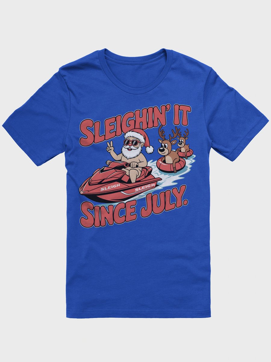 Santa Sleighin' Jet Ski T-Shirt product image (5)